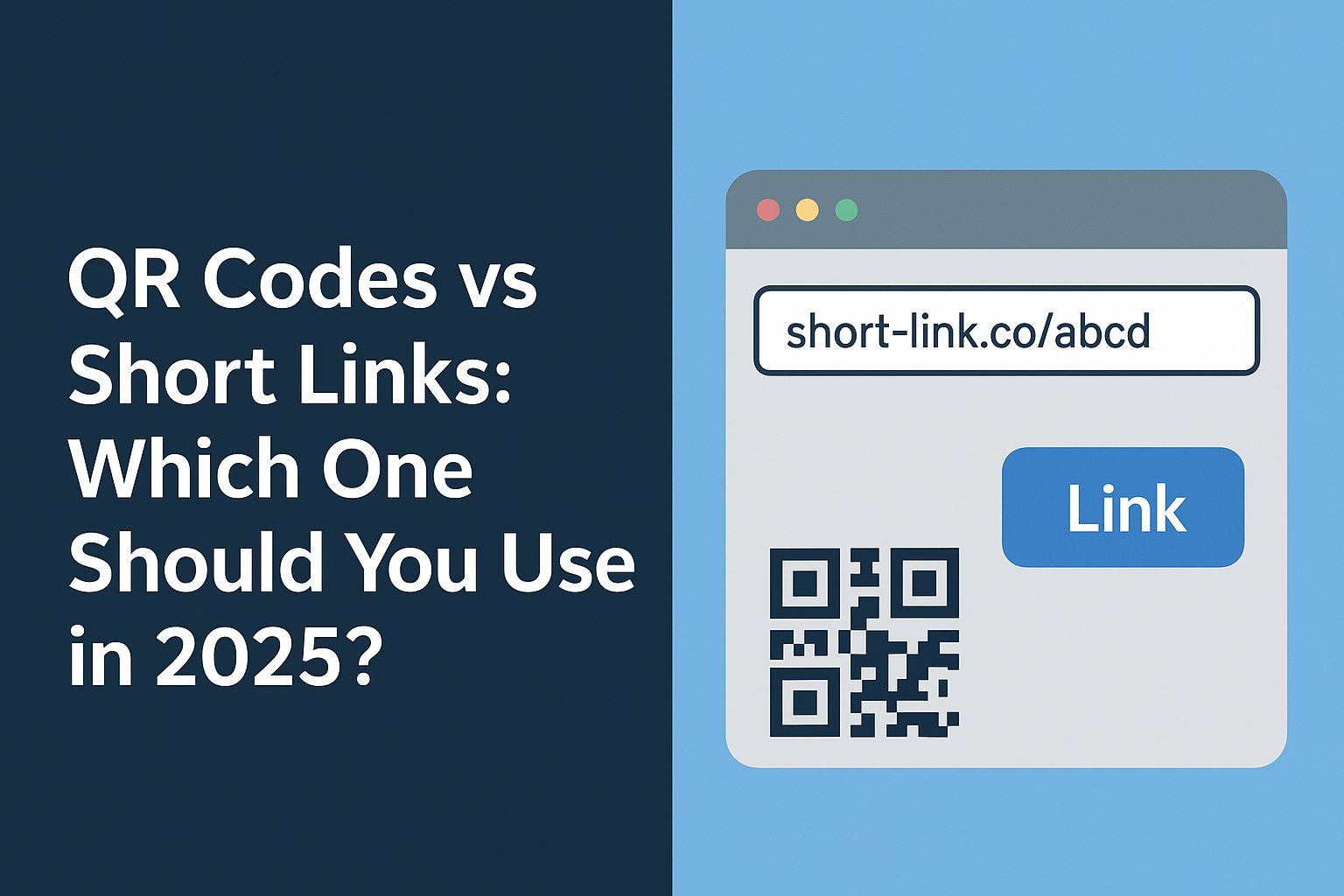 QR Codes vs Short Links Comparison